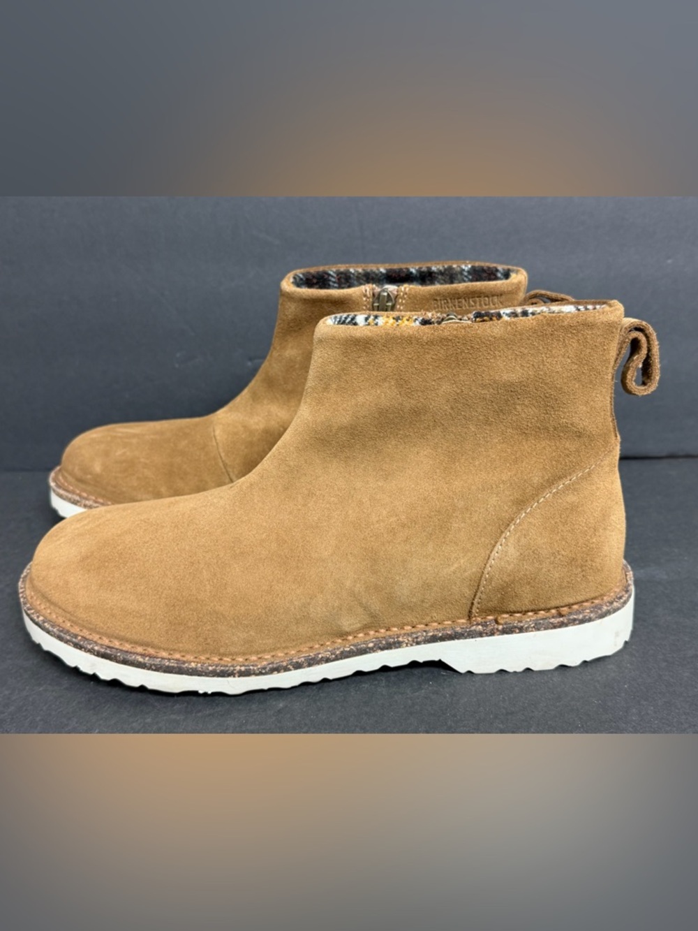 Birkenstock Melrose Tea Hydrophobic Suede Leather Ankle Boots Women Size 10